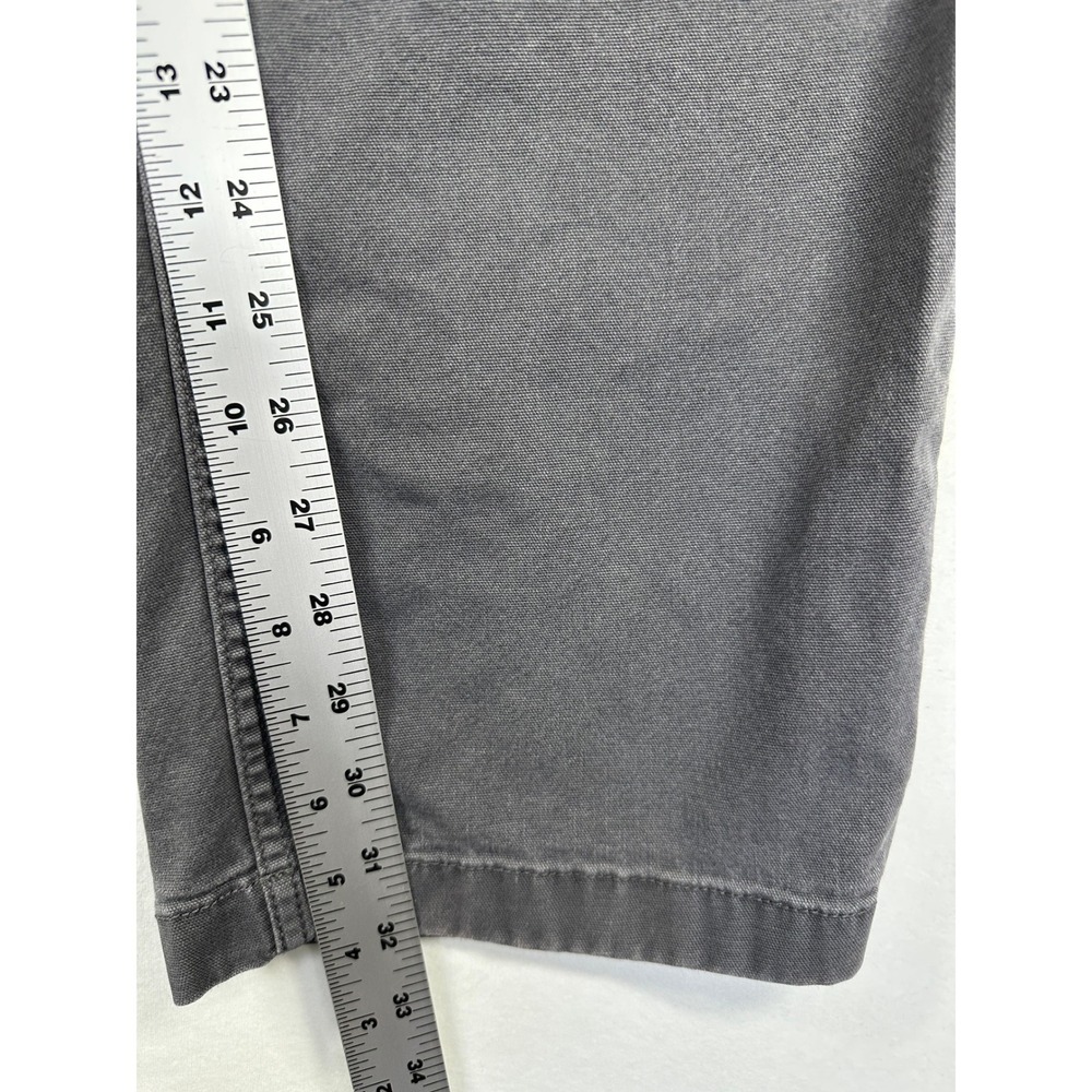 Carhartt Rugged Flex Relaxed Fit Canvas Work Pant Sz 36x34 Grey Distress BN2291M - Picture 8 of 11